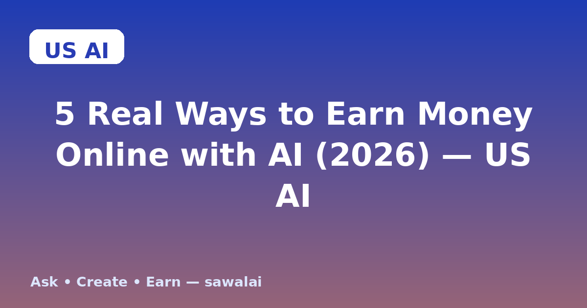 Earn Online with AI