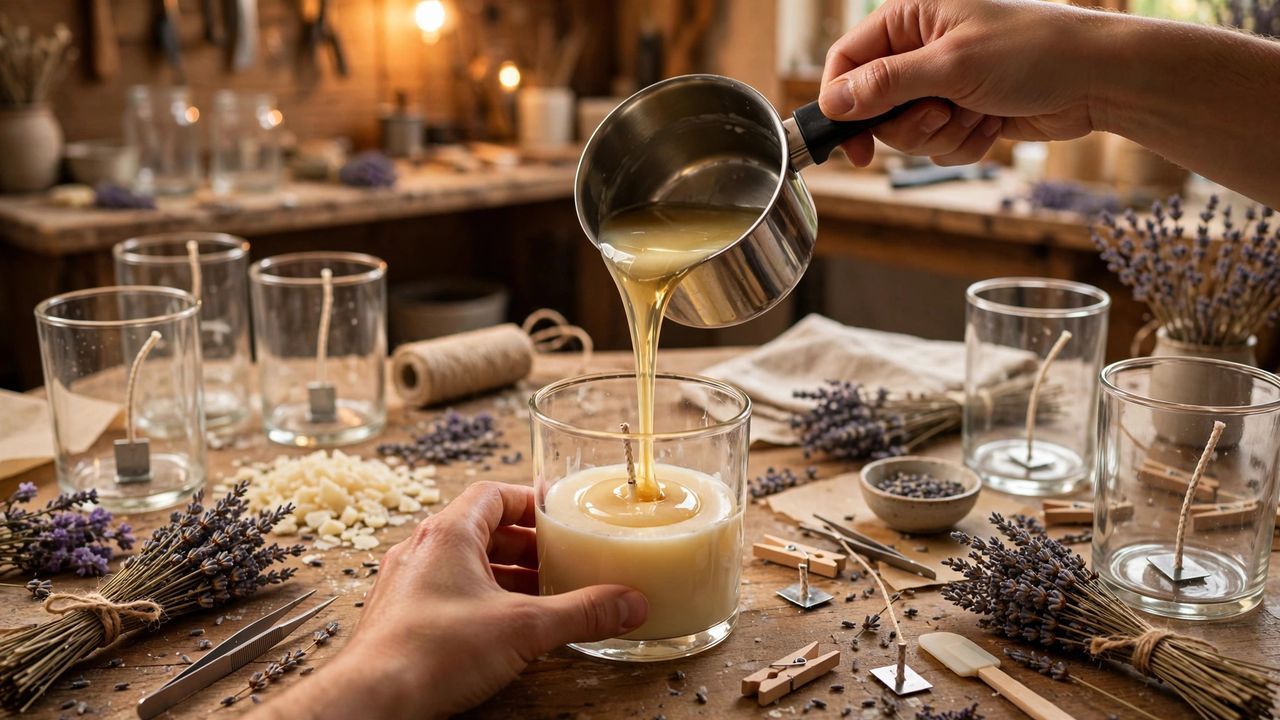 Velas Artesanais para Iniciantes em 2026: Como Fazer Velas Aromáticas em Casa