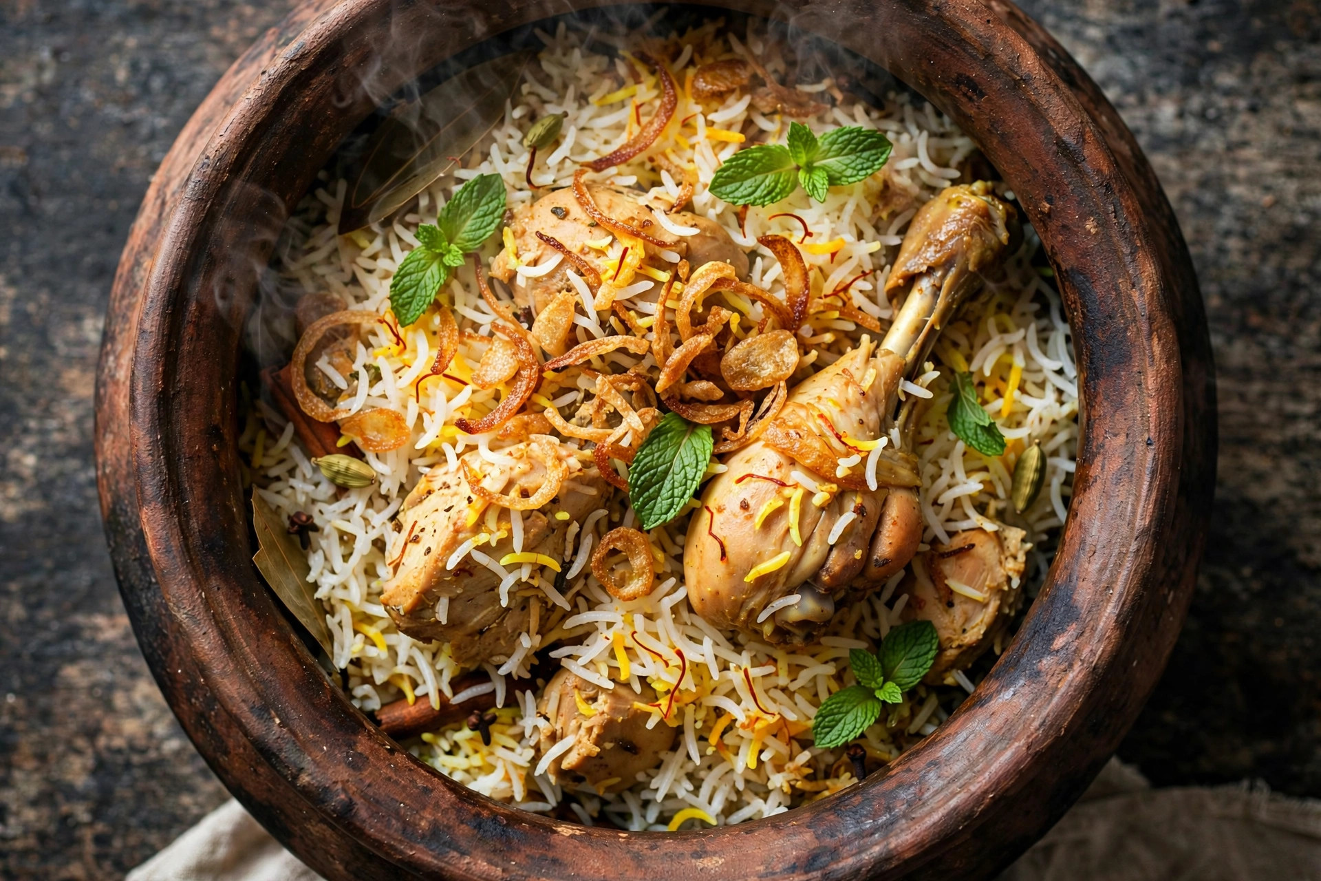 🍗 Evde Otantik Tavuk Biryani Tarifi (2026)