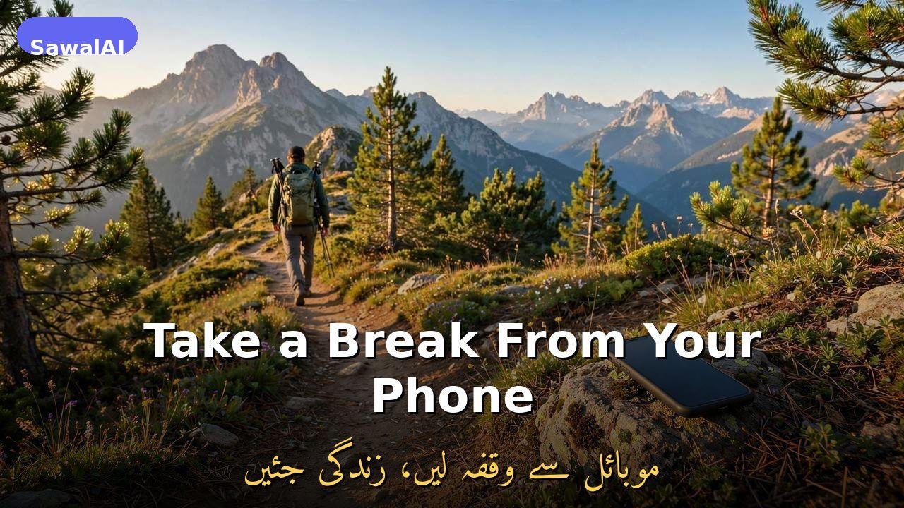 ڈیجیٹل ڈیٹاکس: اپنے فون سے صحت مند وقفہ لینے کی عملی رہنمائی