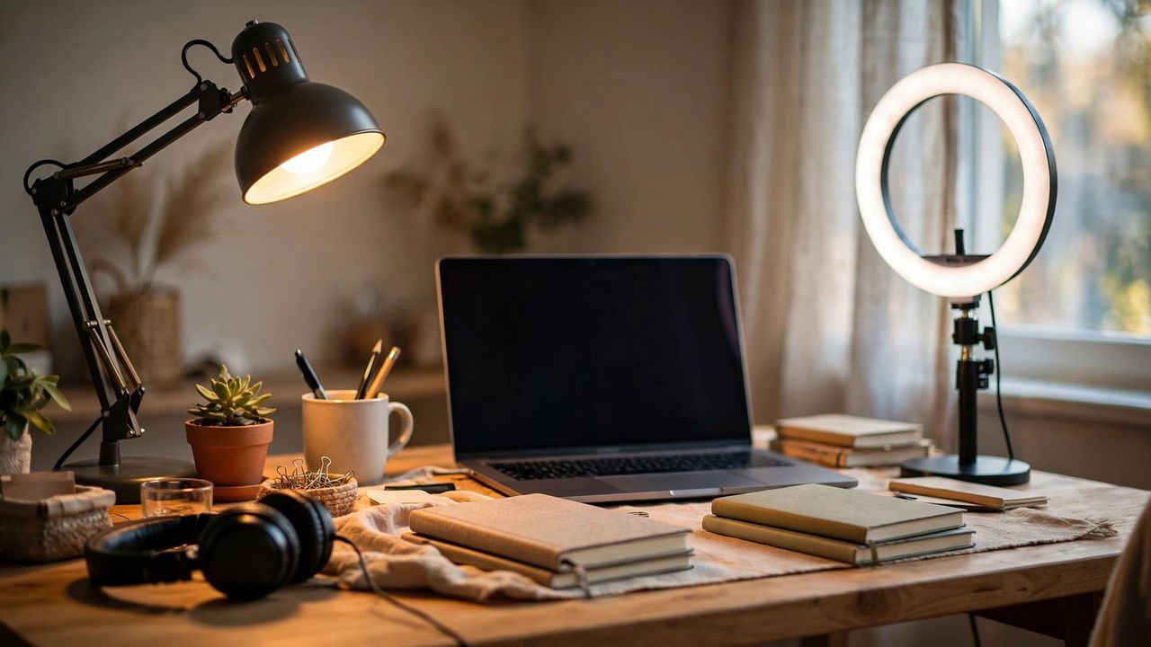Iluminação para Home Office em 2026: A Luz Certa para Videochamadas