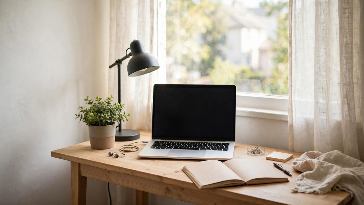 Home office produtivo gastando pouco em 2026