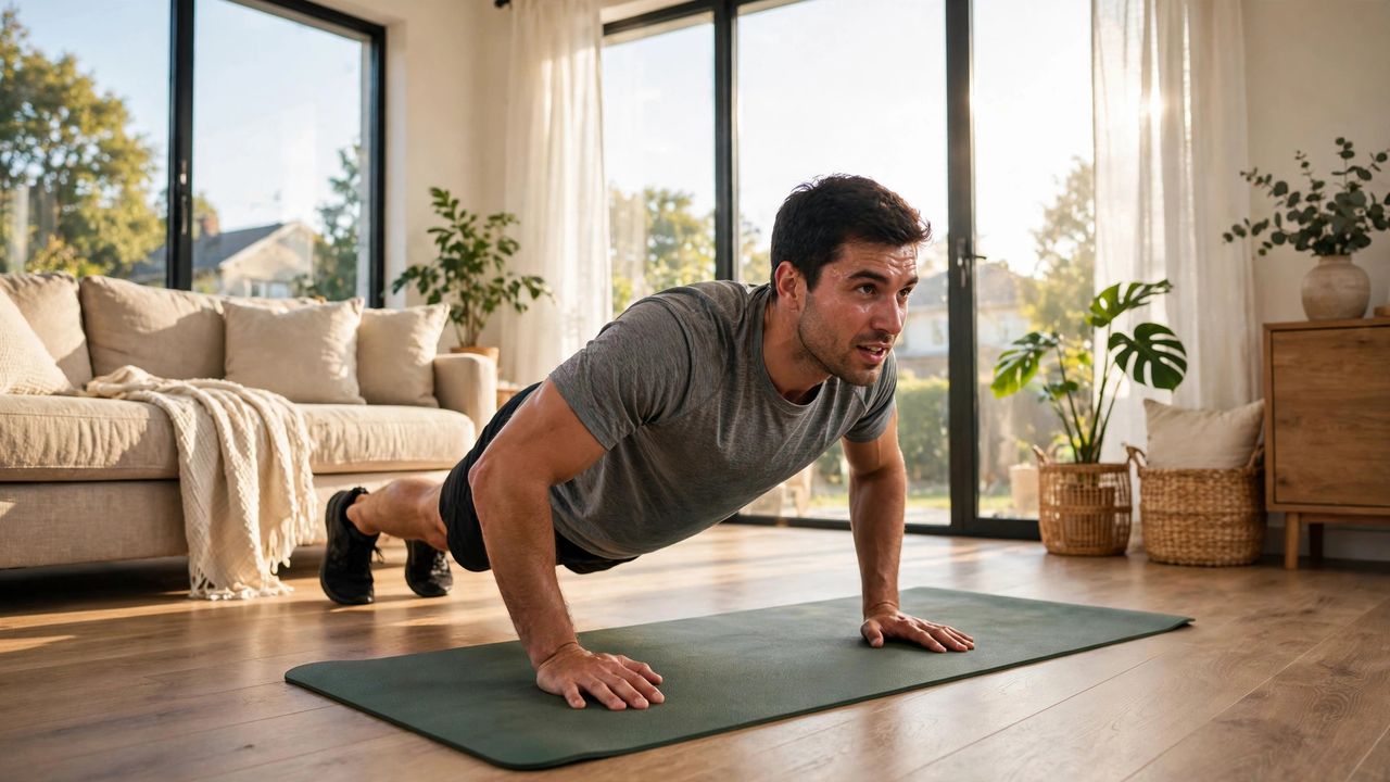 Home-Workout ohne Geräte 2026: Der Ganzkörper-Plan für Einsteiger