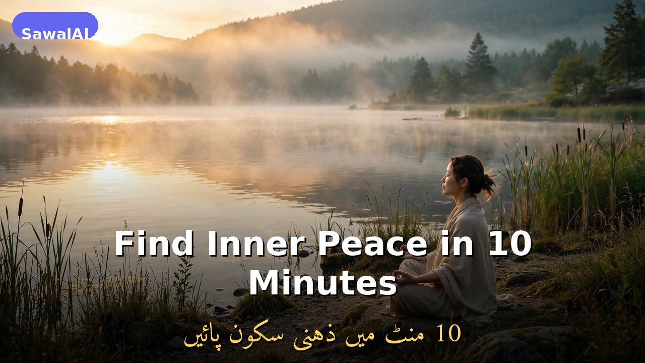 Méditation pour débutants : trouvez la paix intérieure en 10 minutes par jour