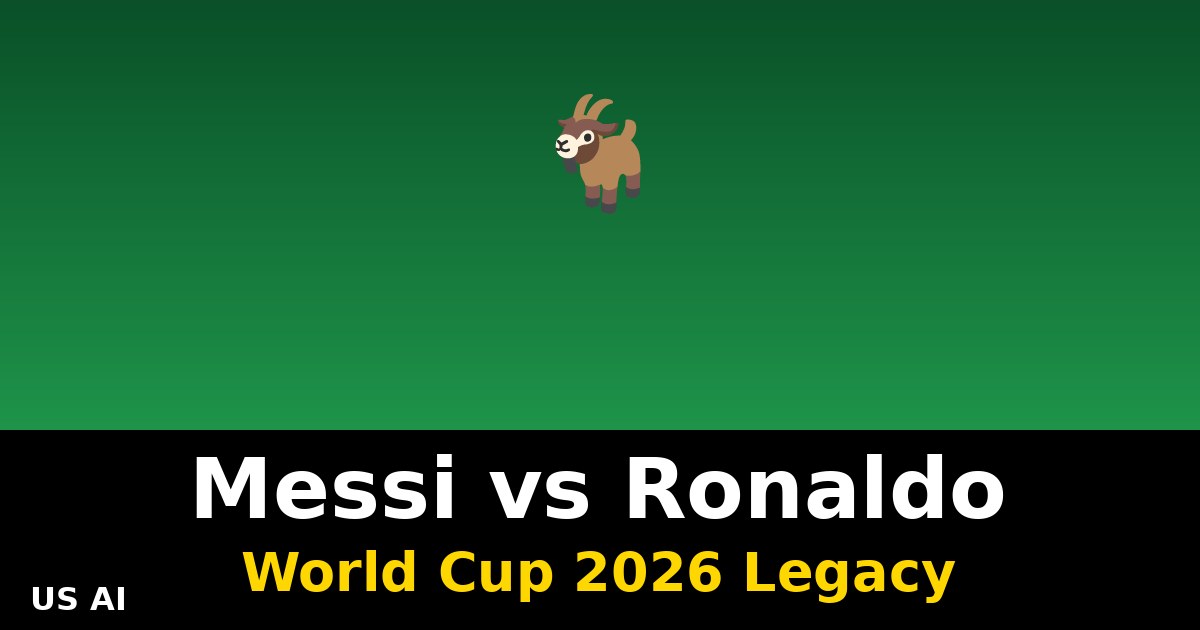 Messi vs Ronaldo: 2026 Dünya Kupası Mirasları İçin Ne Anlama Geliyor