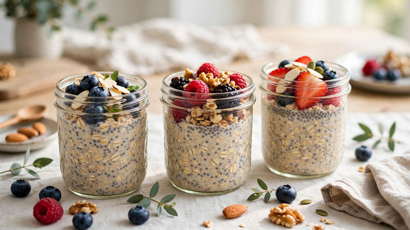 12 Recetas de Avena Nocturna para un Desayuno Saludable y Rápido (2026)