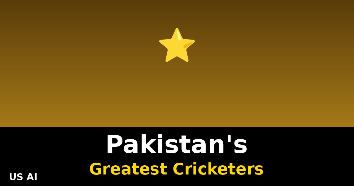 De Afridi a Babar Azam: Os Maiores Jogadores do Paquistão