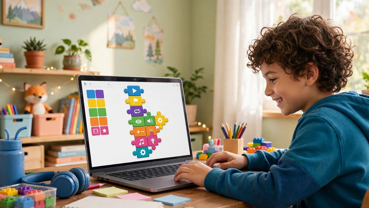 Scratch para niños en 2026: el primer videojuego de tu hijo