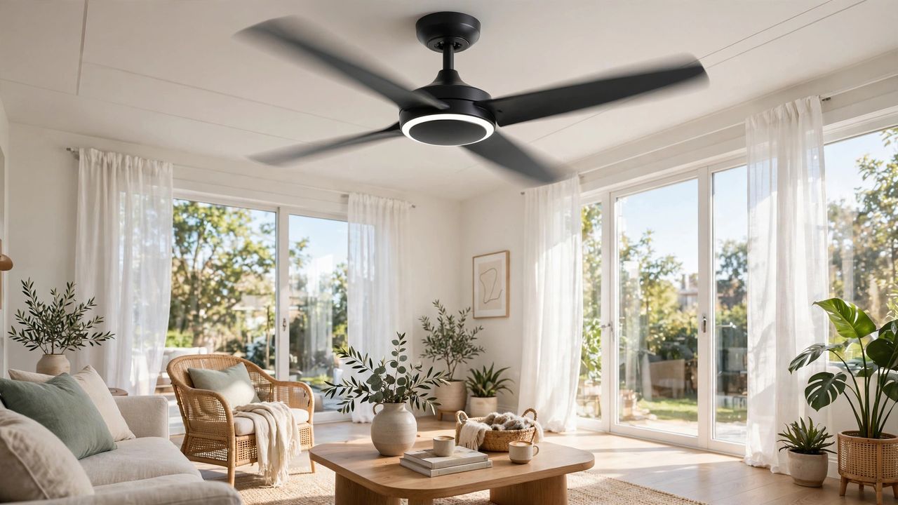 Intelligente Deckenventilatoren 2026: Kühle Räume, niedrigere Stromrechnung