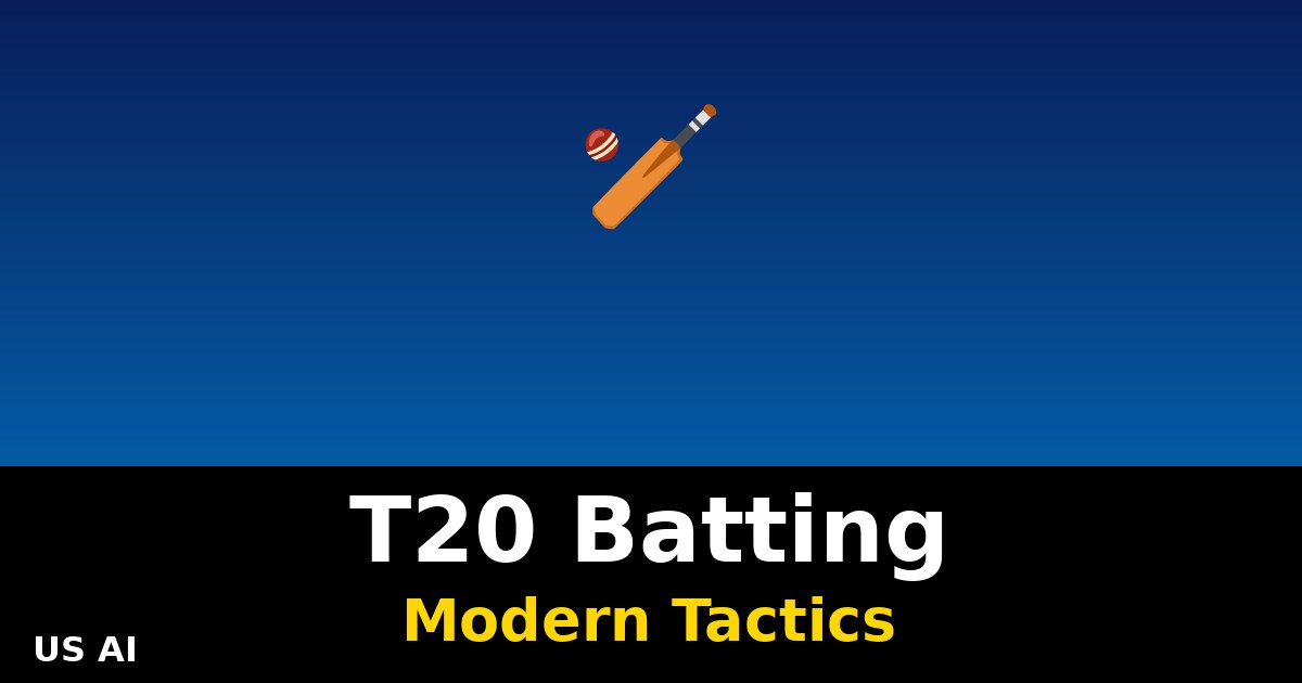 T20 Vuruş Taktikleri: Modern Açıcılar Powerplay'i Nasıl Domine Ediyor