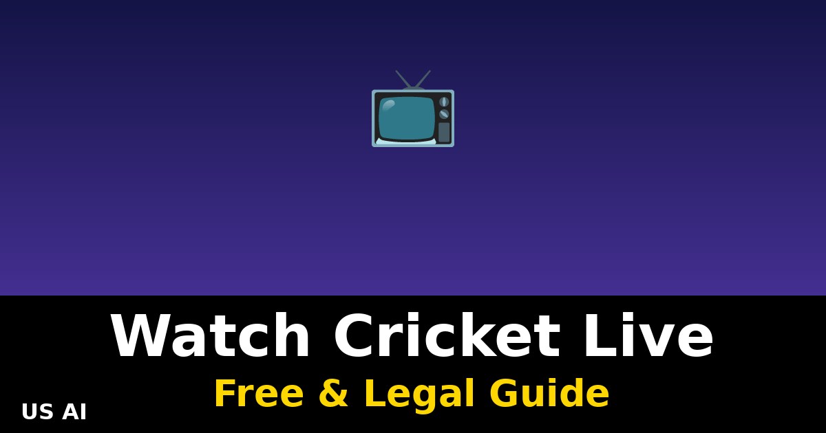 Regarder le Cricket en Direct Gratuit et Légal : Options 2026