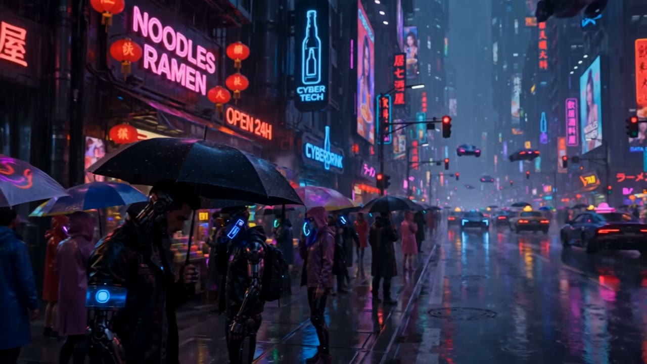 Neon City video